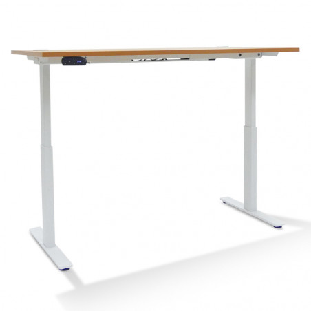 Bureau Réglable Hauteur Electrique Extreme Plus   Coloris Plateau:Hêtre