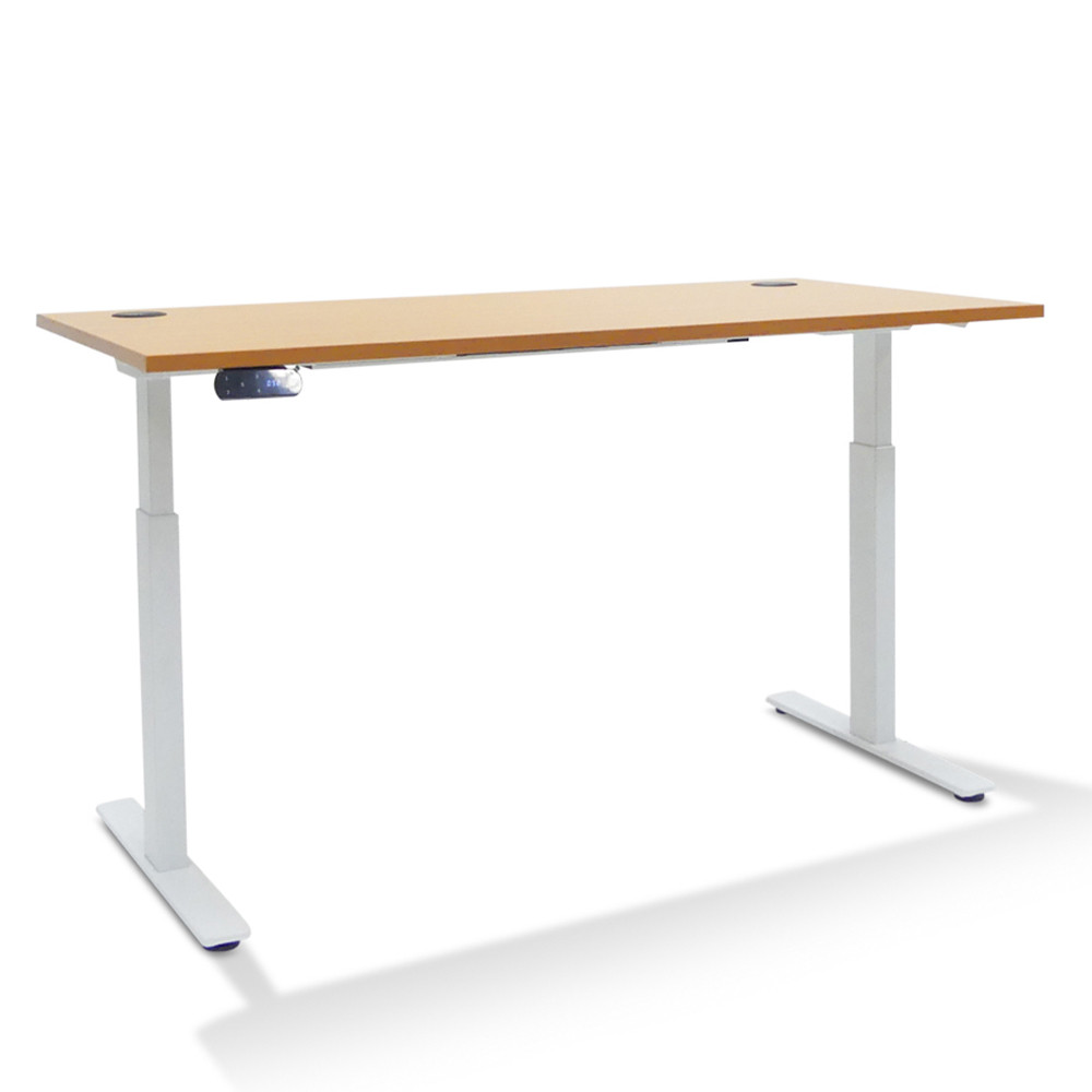Bureau Réglable Hauteur Electrique Extreme Plus   Coloris Plateau:Hêtre