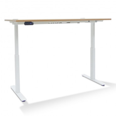 Bureau Réglable Hauteur Electrique Extreme Plus   Coloris Plateau:Chêne clair