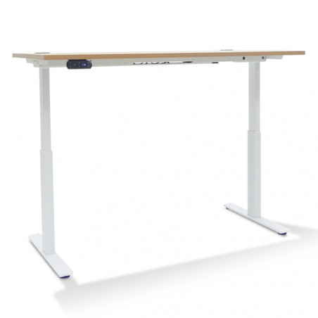 Bureau Réglable Hauteur Electrique Extreme Plus   Coloris Plateau:Chêne clair
