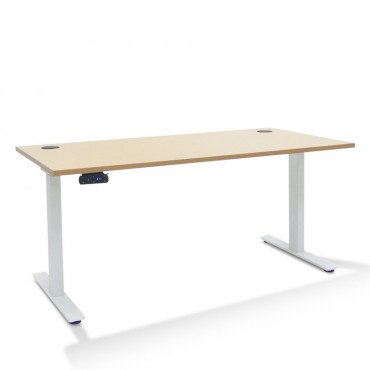 Bureau Réglable Hauteur Electrique Extreme Plus   Coloris Plateau:Chêne clair