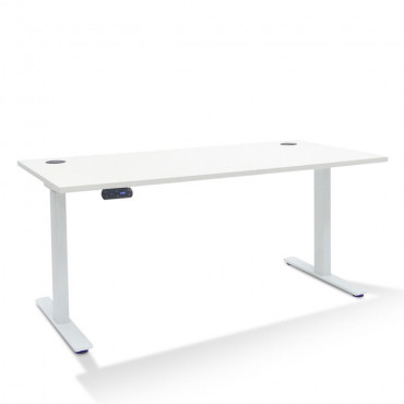 Bureau Réglable Hauteur Electrique Extreme Plus   Coloris Plateau:Blanc