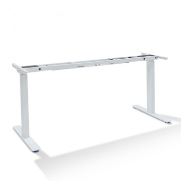 Bureau assis-debout électrique vue trois quart sans plateau