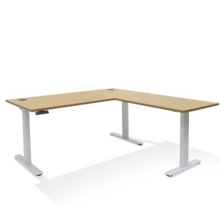 Bureau d'angle Extreme Plus réglable hauteur avec obturateurs