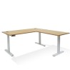 Bureau d'angle EXTREME PLUS WIST réglable hauteur avec obturateurs