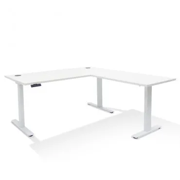 Bureau d'angle Extreme Plus réglable hauteur avec obturateurs     