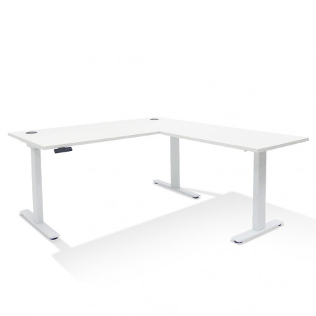 Bureau d'angle Extreme Plus réglable hauteur avec obturateurs     