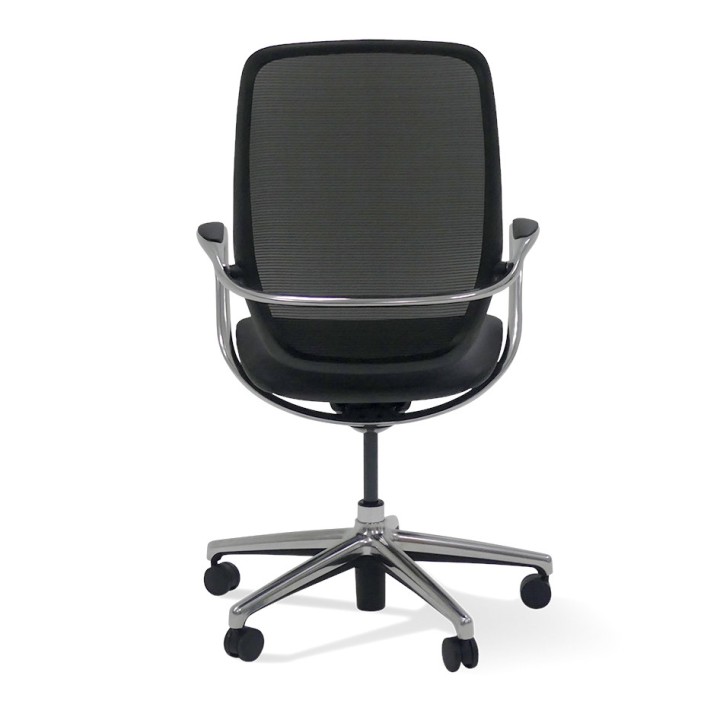 Fauteuil de direction Horis noir - vue de dos