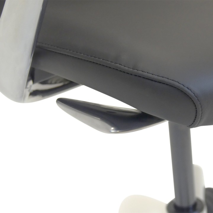 Fauteuil de direction Horis noir - vue rapprochée système de réglage