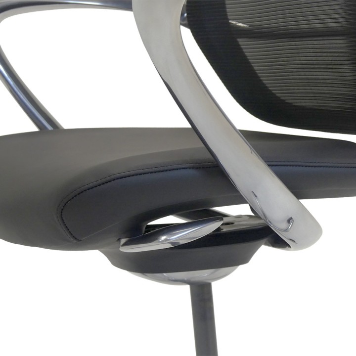 Fauteuil de direction Horis noir - vue rapprochée siège