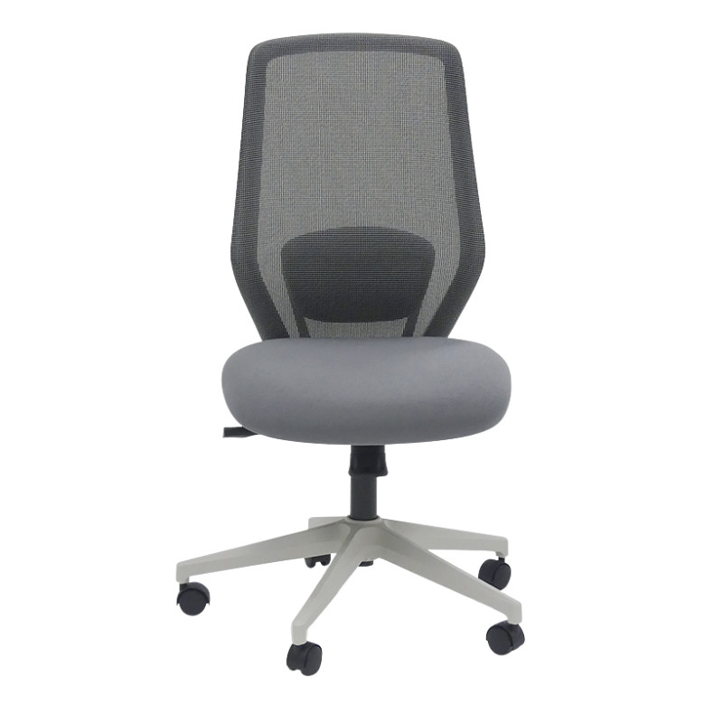 Fauteuil de bureau APRIL gris clair face