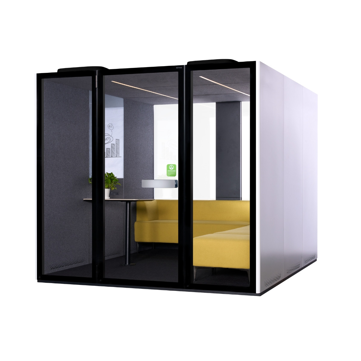 Box acoustique 5 personnes 3.0 noire