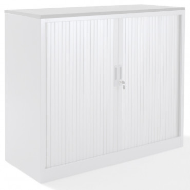 Top armoire rideaux finition blanc