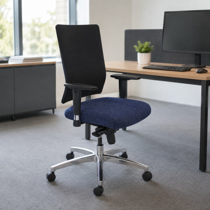 Fauteuil de bureau AXO synchrone avec ou sans accoudoir
