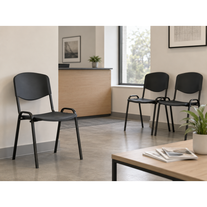 Chaise visiteur 4 pieds Porto en Polypropylène