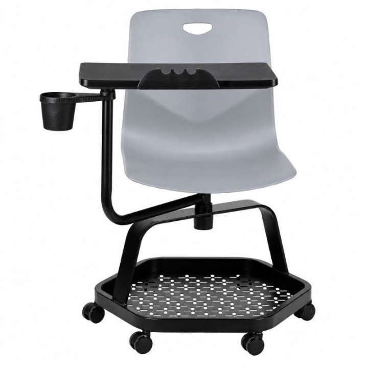 Chaise de formation TECSEAT grise - vue de face