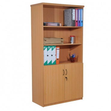 armoire-bibliothéque-panneaux-coulissants-lamelles-bois