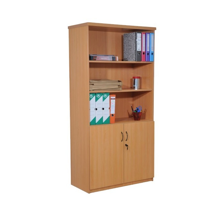 Armoire bibliothèque en bois, hauteur 180 cm, largeur 90cm-Gosto