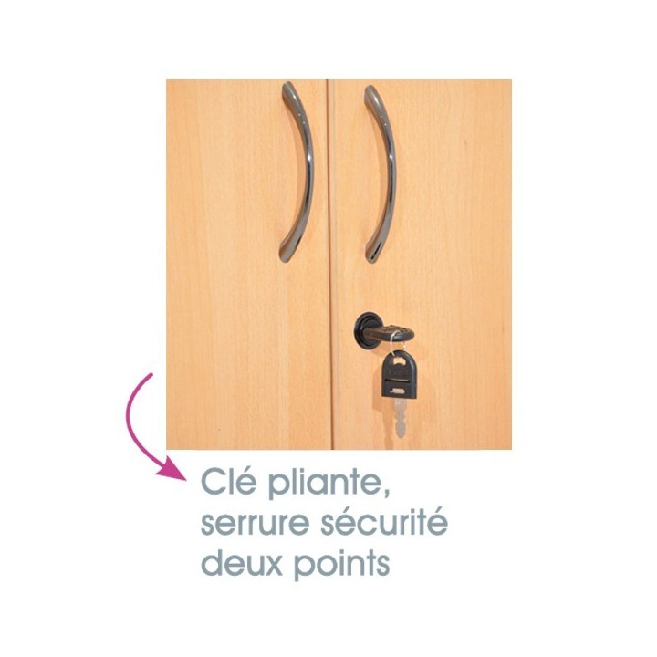 Armoire bibliothèque en bois, hauteur 180 cm, largeur 90cm-Gosto