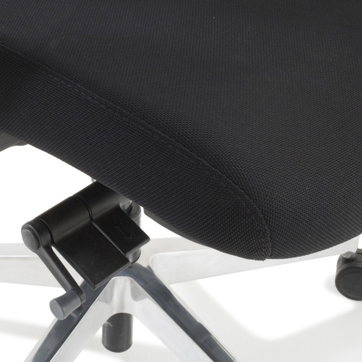 Fauteuil de bureau ergonomique Oxxy noir - vue rapprochée système de réglage