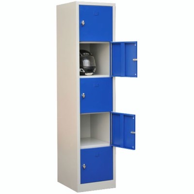Vestiaire multicases monobloc 5 cases
