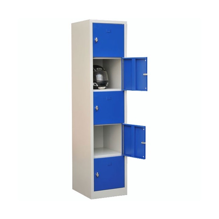 Vestiaire en métal monobloc avec 5 cases - Gosto