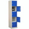 Vestiaire multicases monobloc 5 cases
