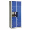 Casier vestiaire multicases 10 portes monobloc