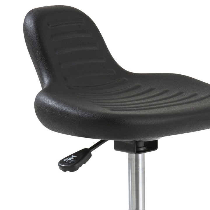 Siège assis debout Poly-Up, Chaise de caisse technique-Gosto