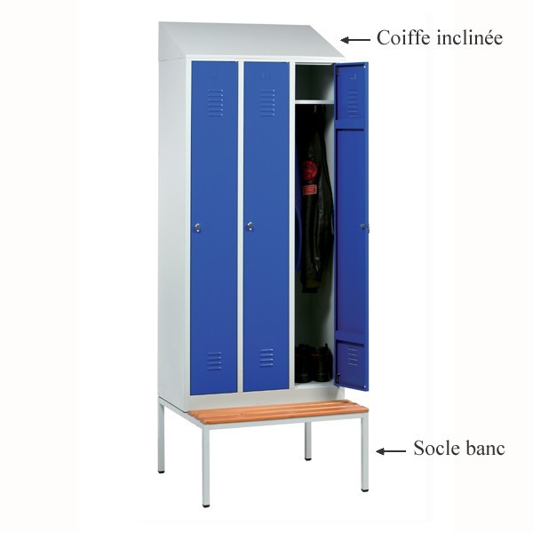 Vestiaire Armoire Metallique En L Ou Z Pour 4 Personnes Gosto