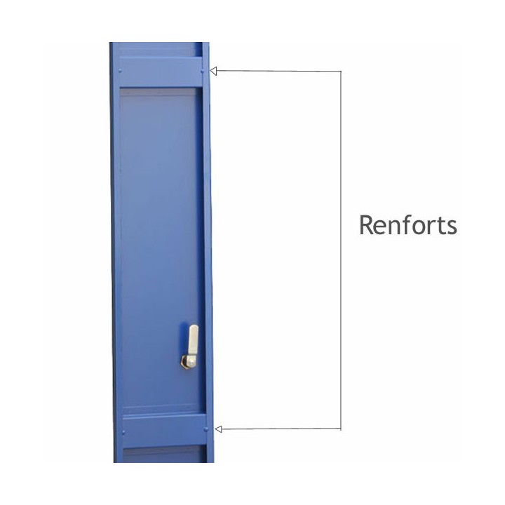Vestiaire armoire metallique en L ou Z 6 personnes - Gosto