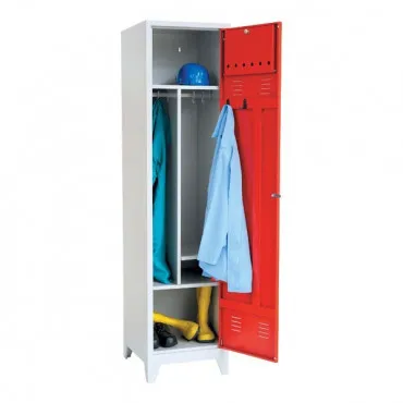 Vestiaire pompier, 1 case, H205xL50xP55cm