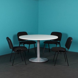 Table de réunion ronde - Piètement Alu, Gosto