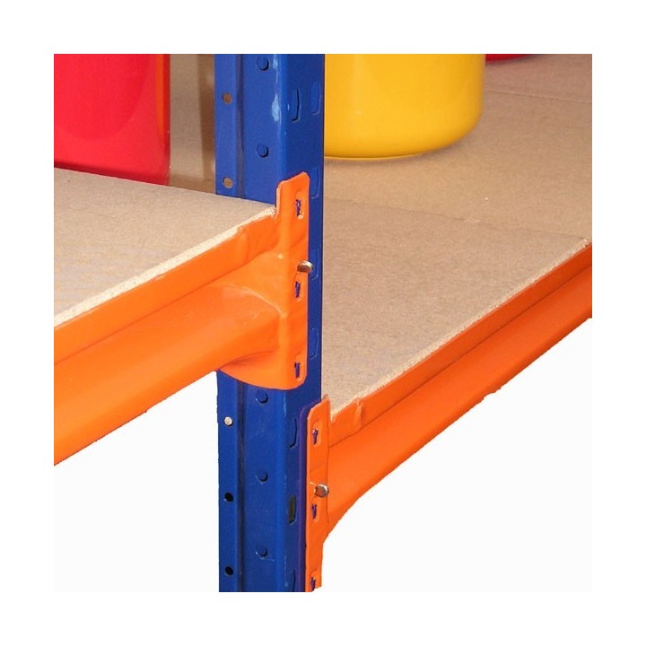 Rayonnage mi lourd plancher bois, capacité 400kg - Gosto.