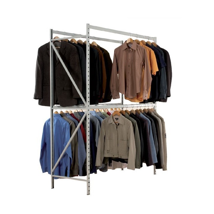 Rayonnage professionel vêtements pour aménager vos stocks ou magasins.