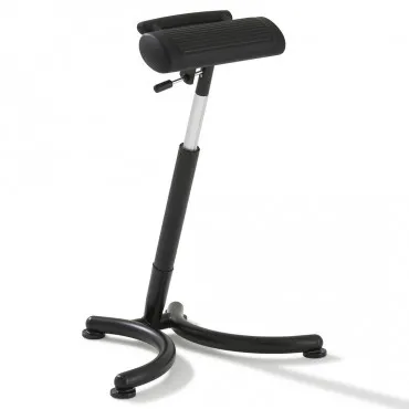 Siège technique GUALI - tabouret assis-debout - hauteur réglable jusqu'à 57  cm - Noir Pas Cher