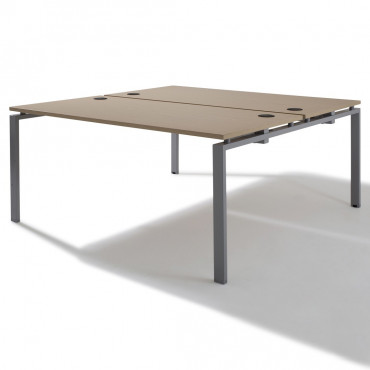 Bureau Bench 2 personnes pour Open Space - Gamme Pure