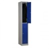 Vestiaire double bi-place - semi monobloc - 2 cases 180