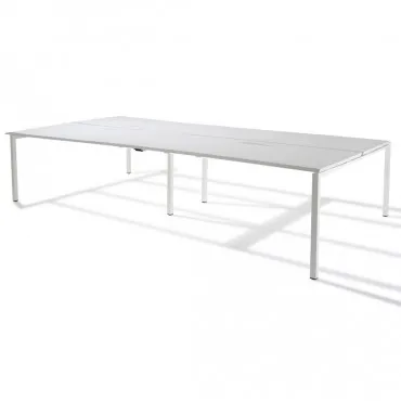 Bench de 4 bureaux pour open space - gamme sierra