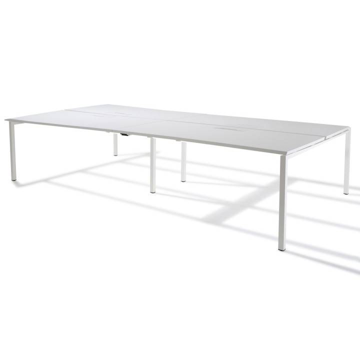Bureau Open Space Gamme SIERRA, pôle de 4 bureaux- Gosto