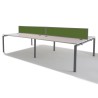 Bench de 4 bureaux pour open space - Gamme PURE WIST
