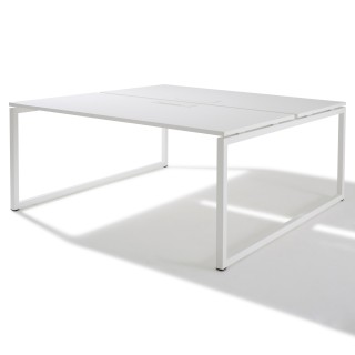 Bureaux bench 2 personnes pour open space - Gamme Cube - GOSTO