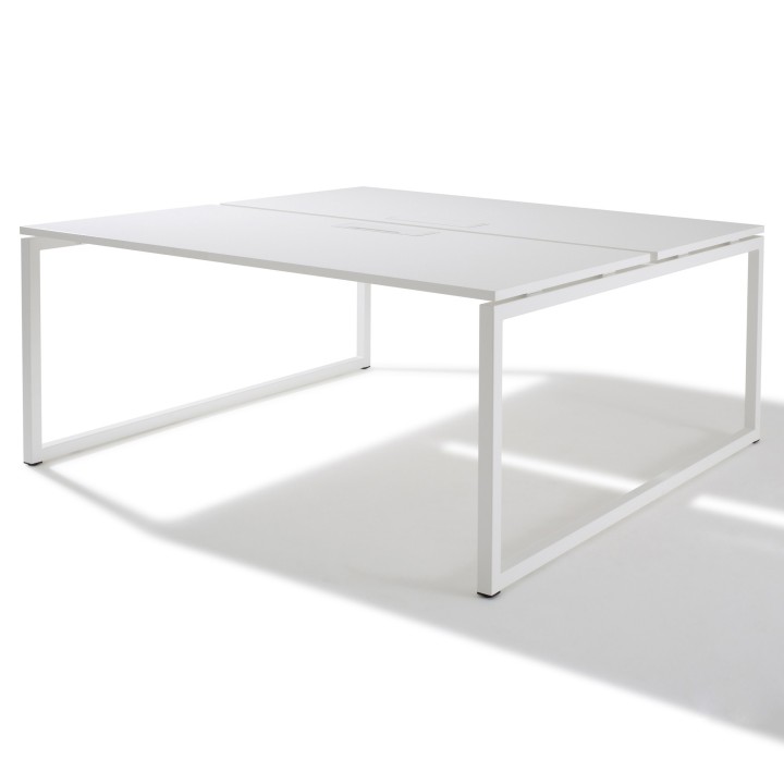 Bureaux bench 2 personnes pour open space - Gamme Cube - GOSTO