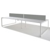 Bench de 4 bureaux pour open space- Gamme Cube