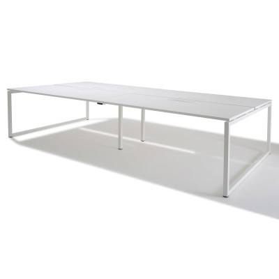 Bench de 6 bureaux pour open space- Gamme Cube