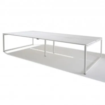 Bench de 6 bureaux pour open space- Gamme Cube