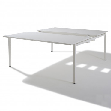 Bureau d'angle avec retour accroché et caisson Gamme Pure-Gosto