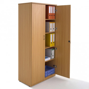 ARMOIRE DE RANGEMENT EN MÉTAL ROBUSTE 2 PORTES 40- STEELWISE - Mobilier de  bureau Mobilium