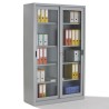 Armoire portes coulissantes transparentes Haute