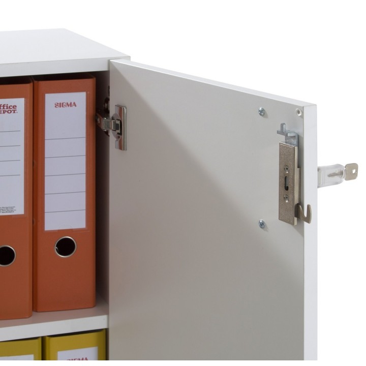Armoire basse bout de bureau, hauteur 110cm -Gosto